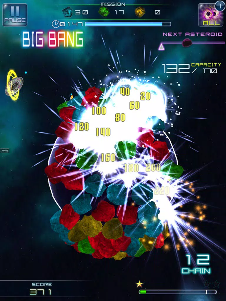 Million Asteroids iPad  स्क्रीनशॉट