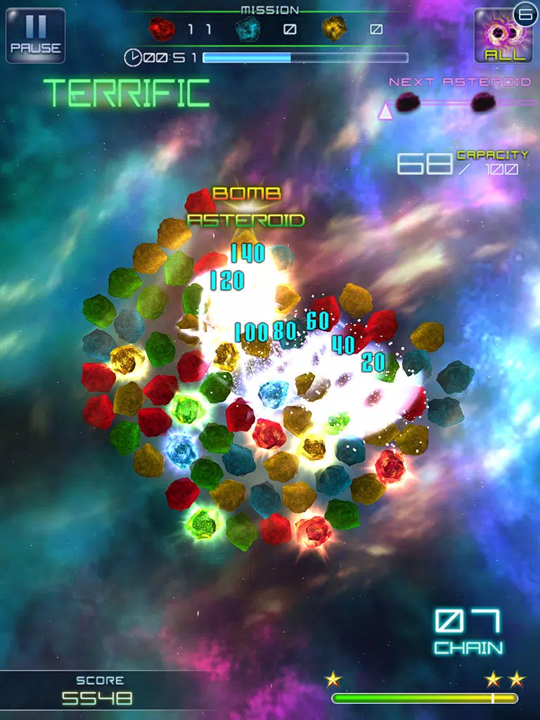 Million Asteroids iPad  स्क्रीनशॉट