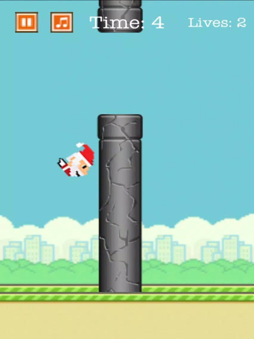 Aaaaaah! Flappy Santa iPad  স্ক্রিনশট