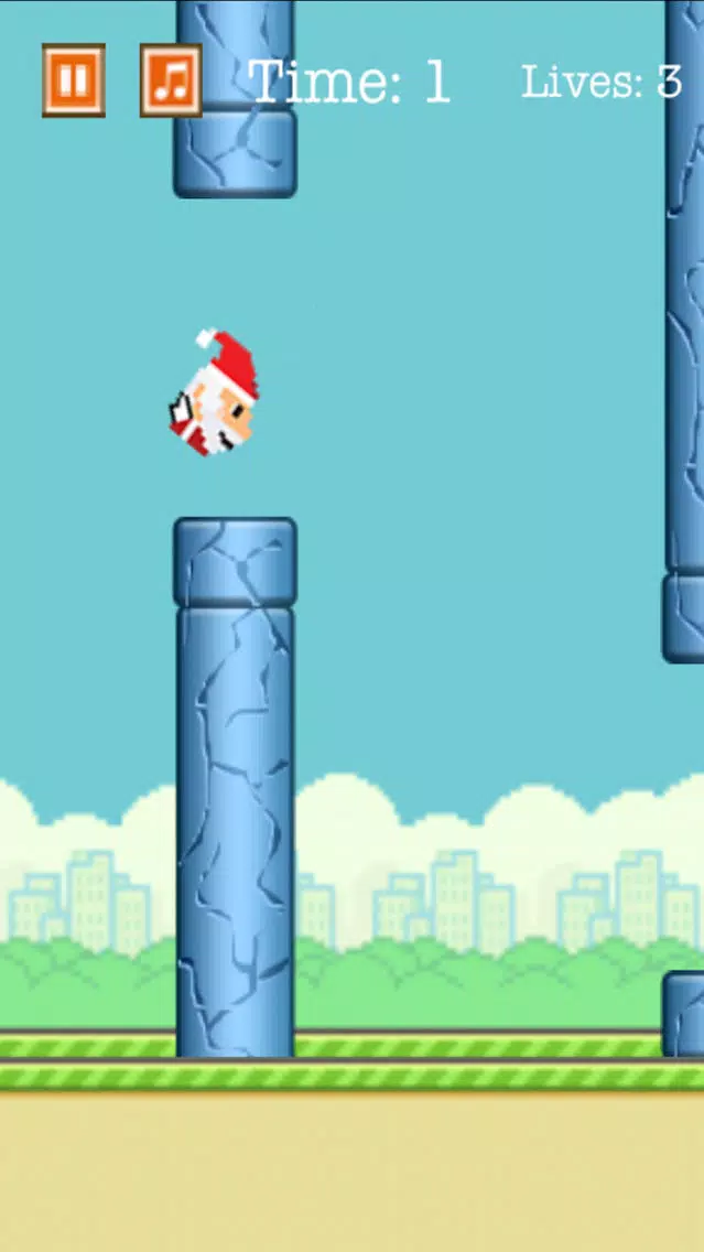 Aaaaaah! Flappy Santa স্ক্রিনশট