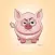 Adorable Pig Emoji Stickers