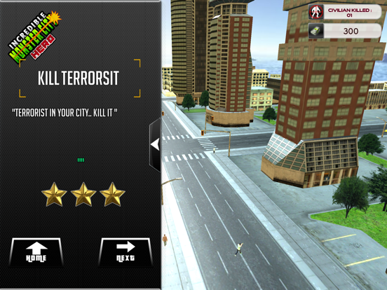 Incredible Monster City Hero iPad 应用截图
