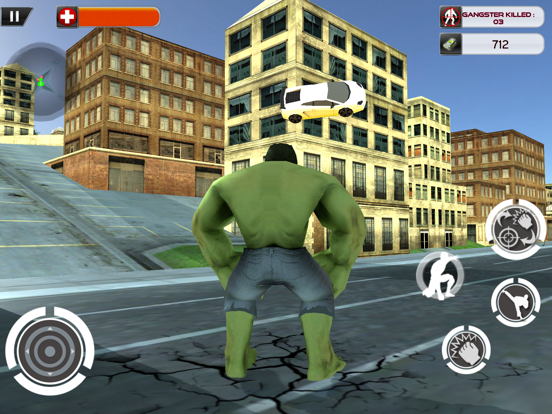 Incredible Monster City Hero iPad 应用截图