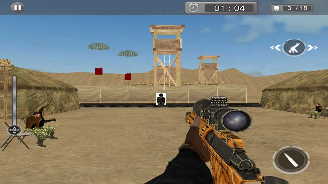 Capturas de tela do CIA Agent Shooting School Game