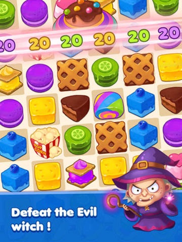 Candy Cake Boom - 3 match splash desserts puzzle game iPad 应用截图