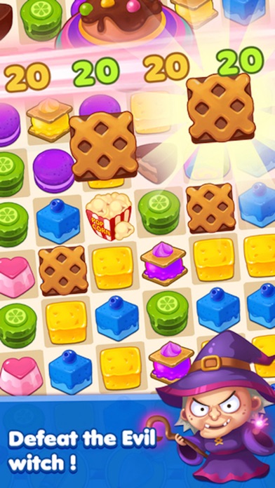 Candy Cake Boom - 3 match splash desserts puzzle game应用截图