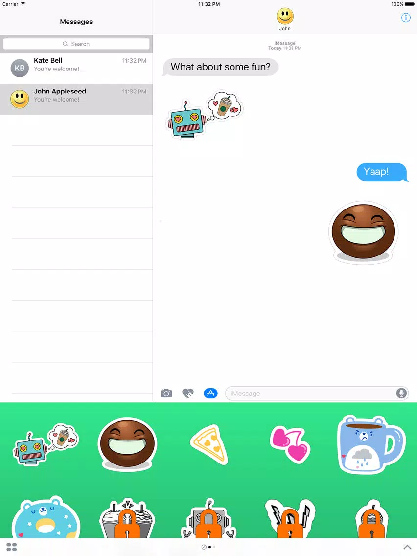 For Coffee Lovers Stickers iPad スクリーンショット