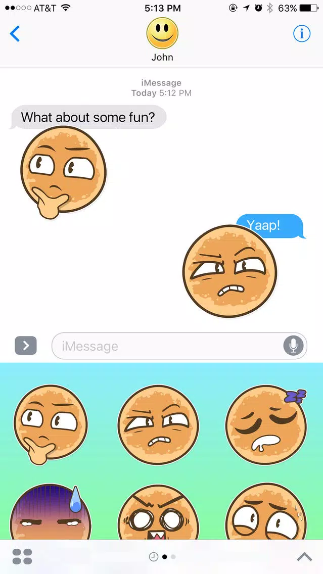 Funny Pancake Stickers Screenshots