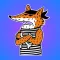 Brave Fox Pirate Stickers