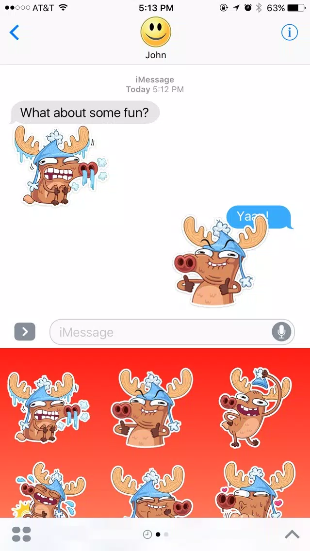 Mad Deer Stickers Screenshots