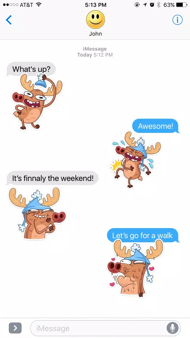 Mad Deer Stickers Screenshots