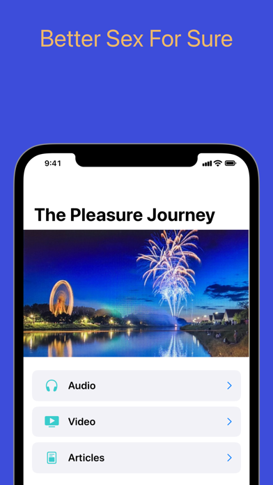 The Pleasure Journey App Screenshots