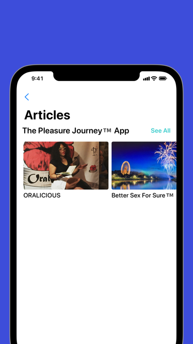 The Pleasure Journey App Screenshots