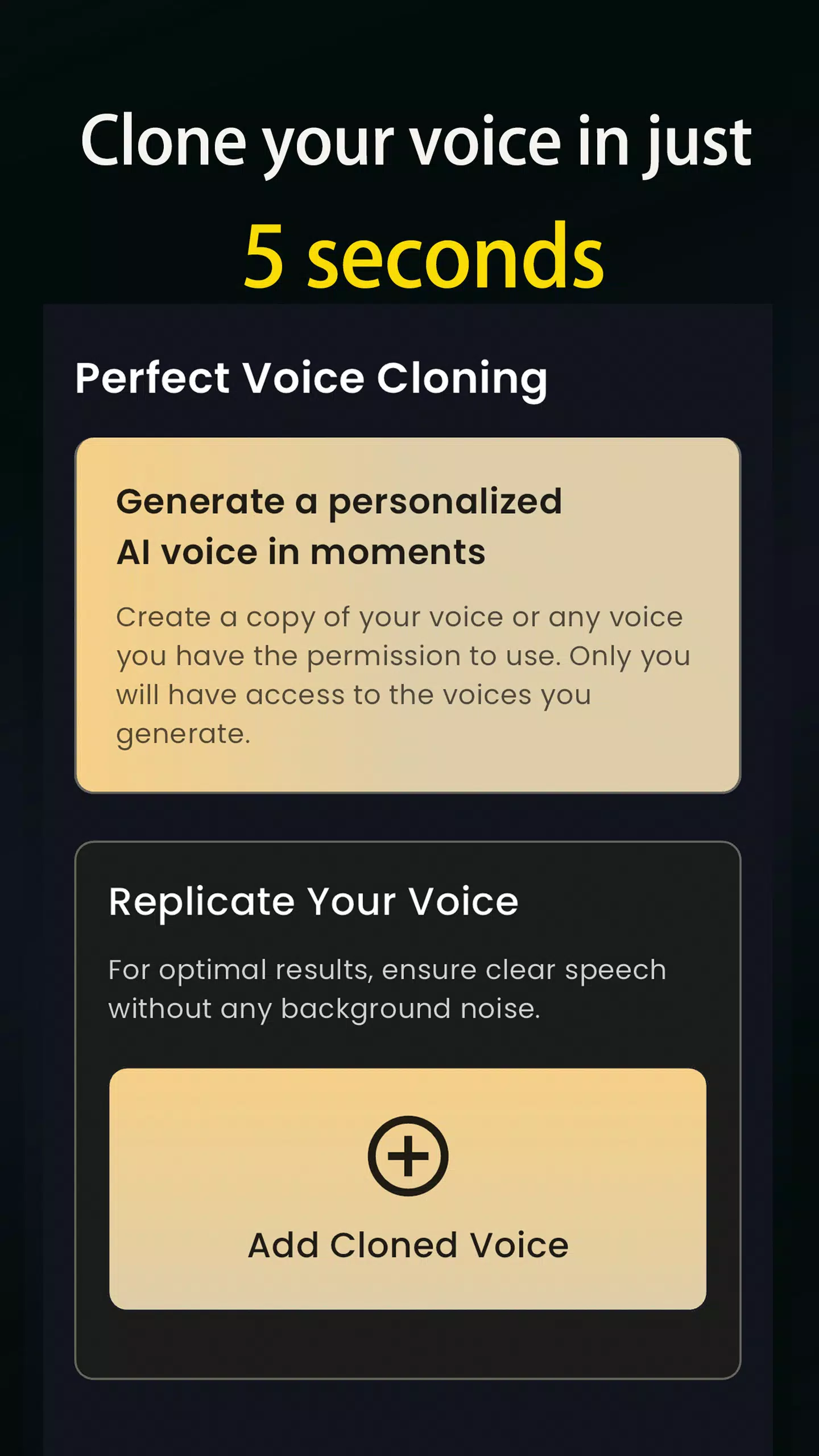 VoiceEchoAI:Real Voice Cloning Screenshots