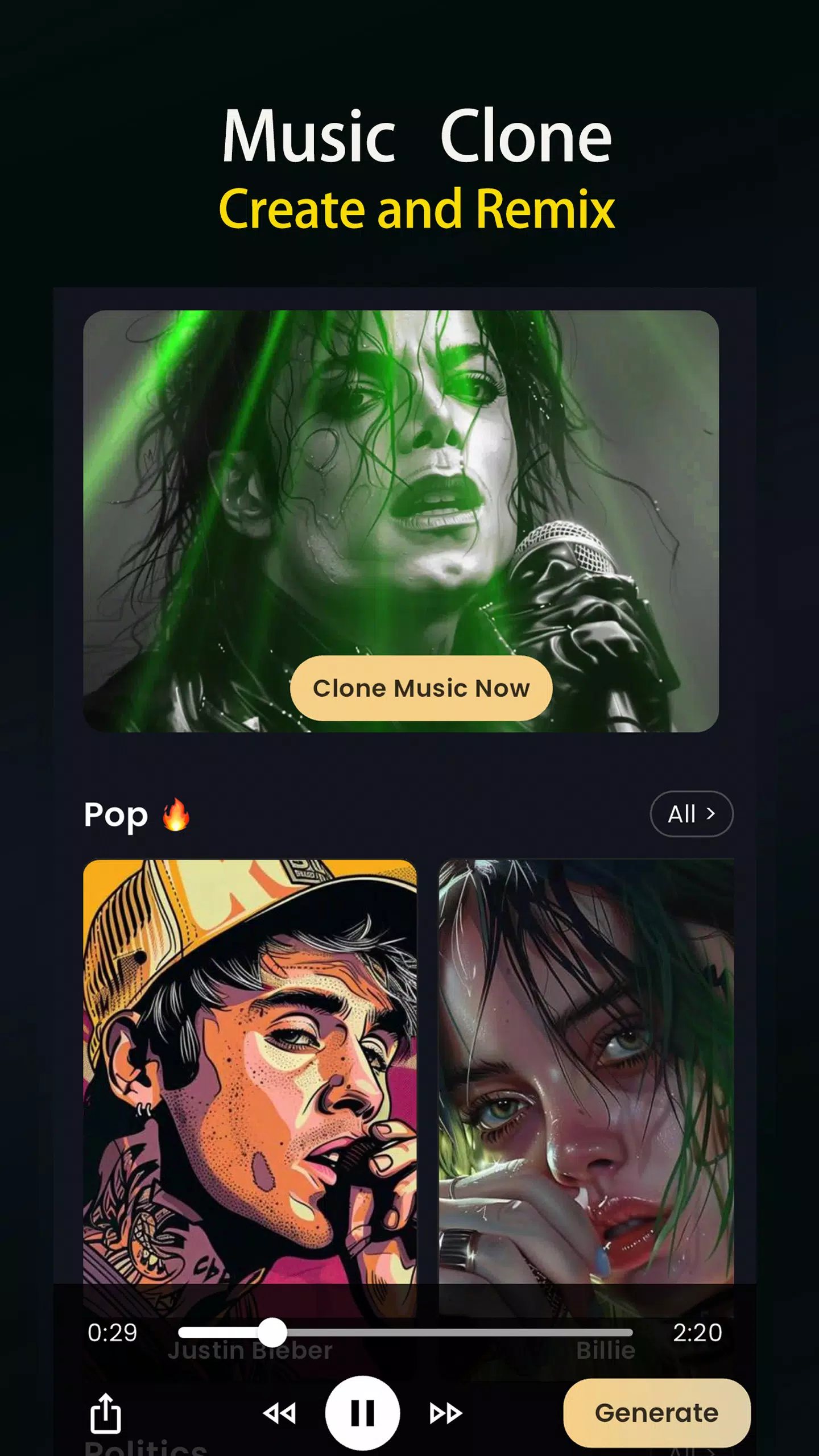 VoiceEchoAI:Real Voice Cloning Screenshots