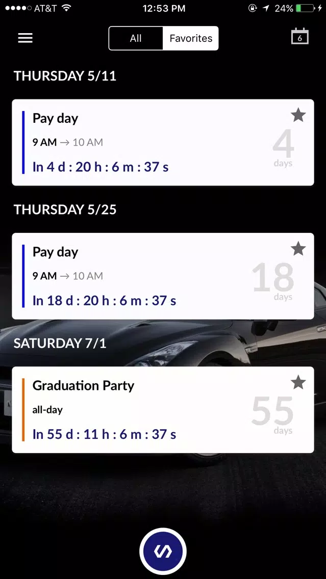 Calendar Countdown - Awesome, Fantastic Calendar! Screenshots