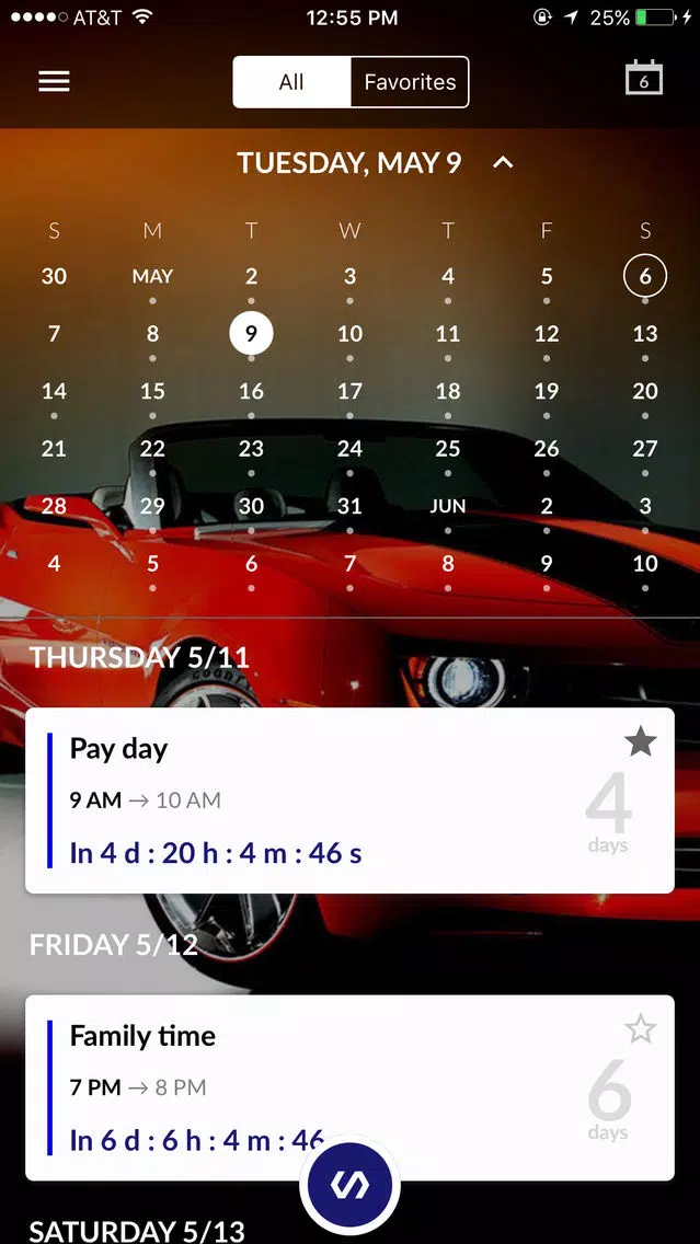 Calendar Countdown - Awesome, Fantastic Calendar! Screenshots