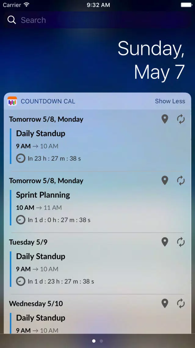 Calendar Countdown - Awesome, Fantastic Calendar! Screenshots
