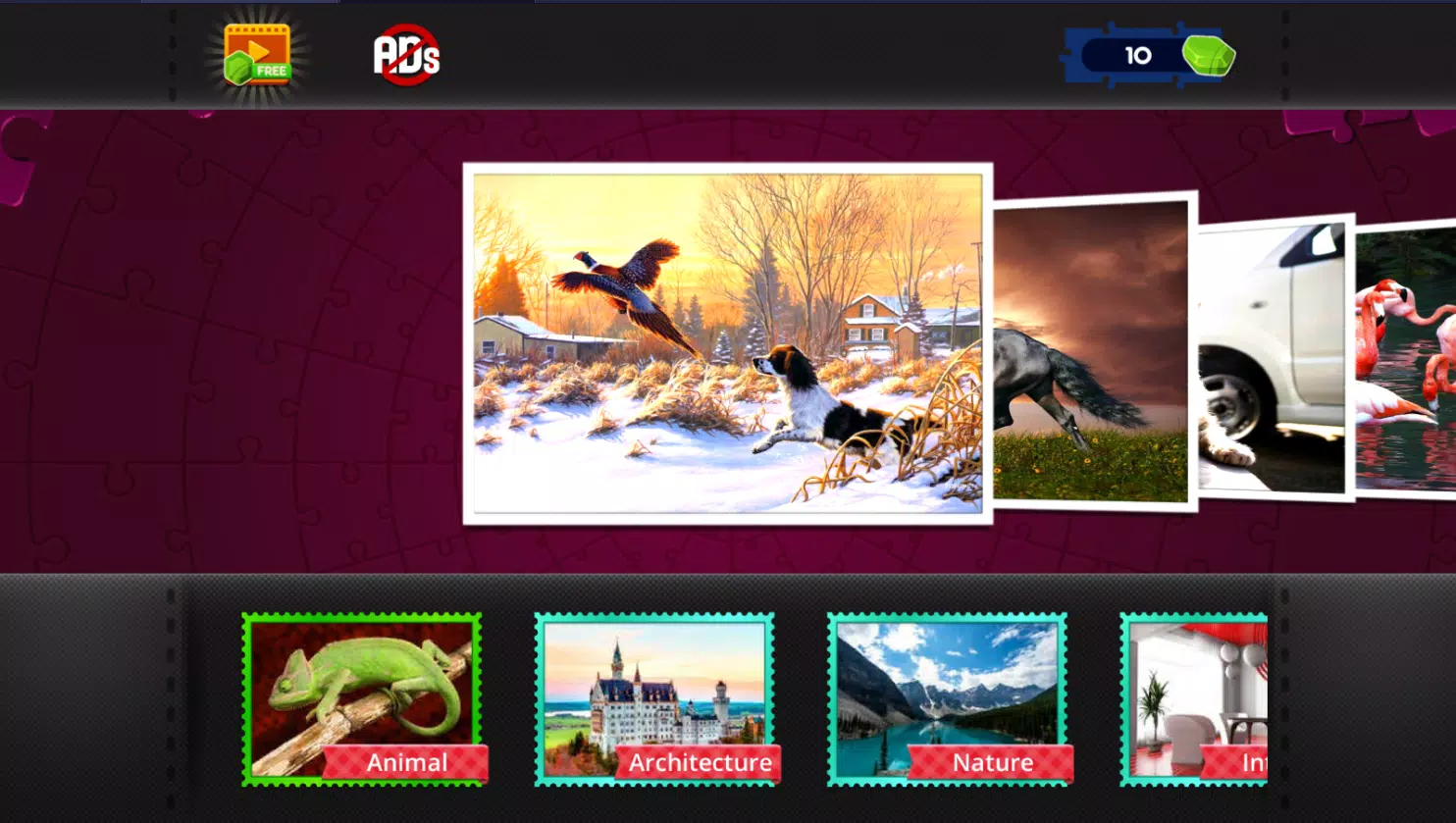 Jigsaw puzzle Screenshots