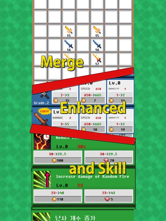 Capturas de pantalla de MergeSword : Idle Merged Sword iPad 