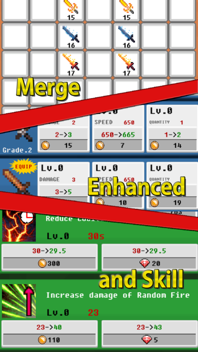 Capturas de pantalla de MergeSword : Idle Merged Sword