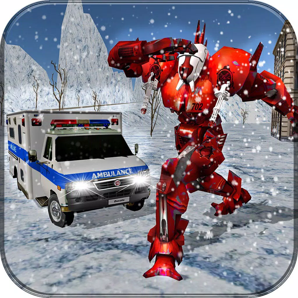 Ambulance Robot Transform 3D Ambulance Robot Transform 3D