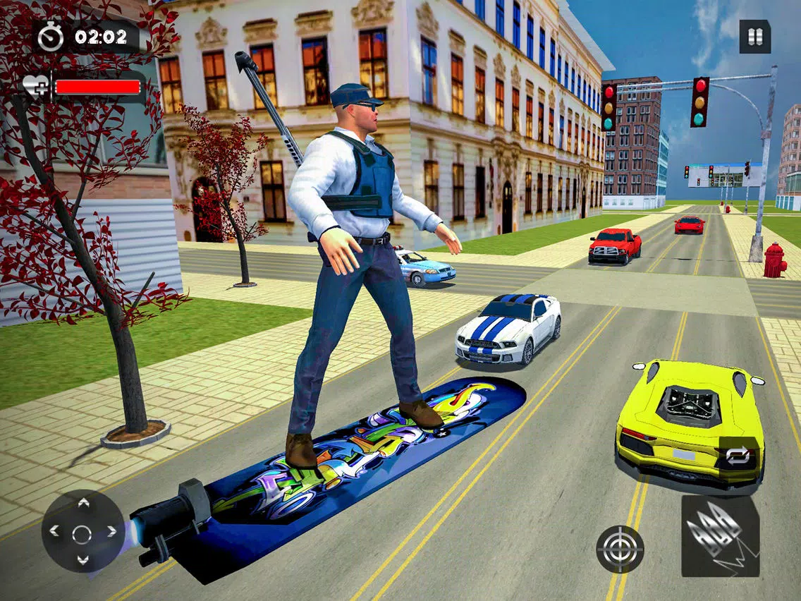 Flying Hover Board Sniper Hero iPad  Screenshots