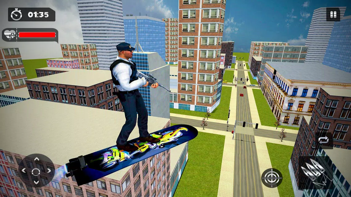 Flying Hover Board Sniper Hero Screenshots