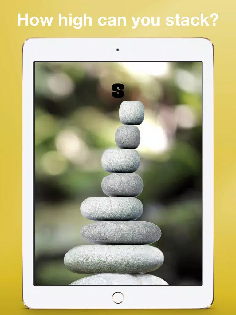 Zen Stone Stack - How high can you reach? - Relaxing and fun stone tower castle stacking game iPad Screenshots