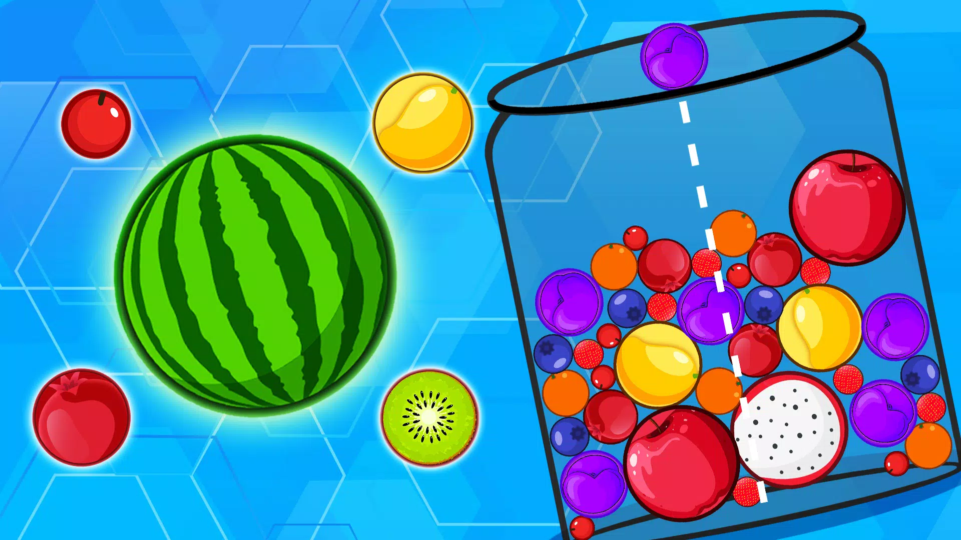 Fruit Flow Melon Merge Screenshots