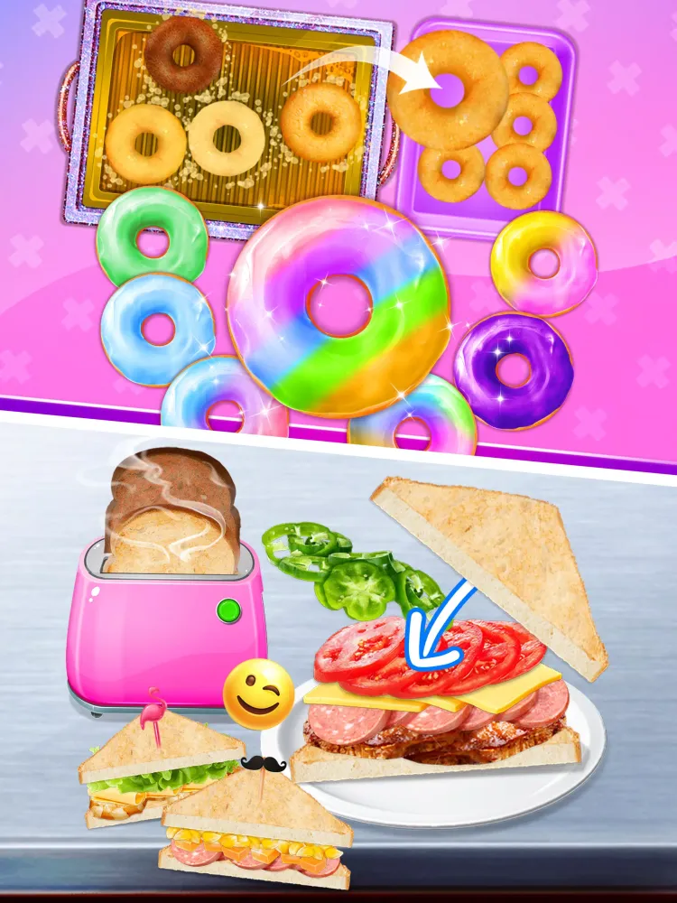 School Lunch Food Screenshots