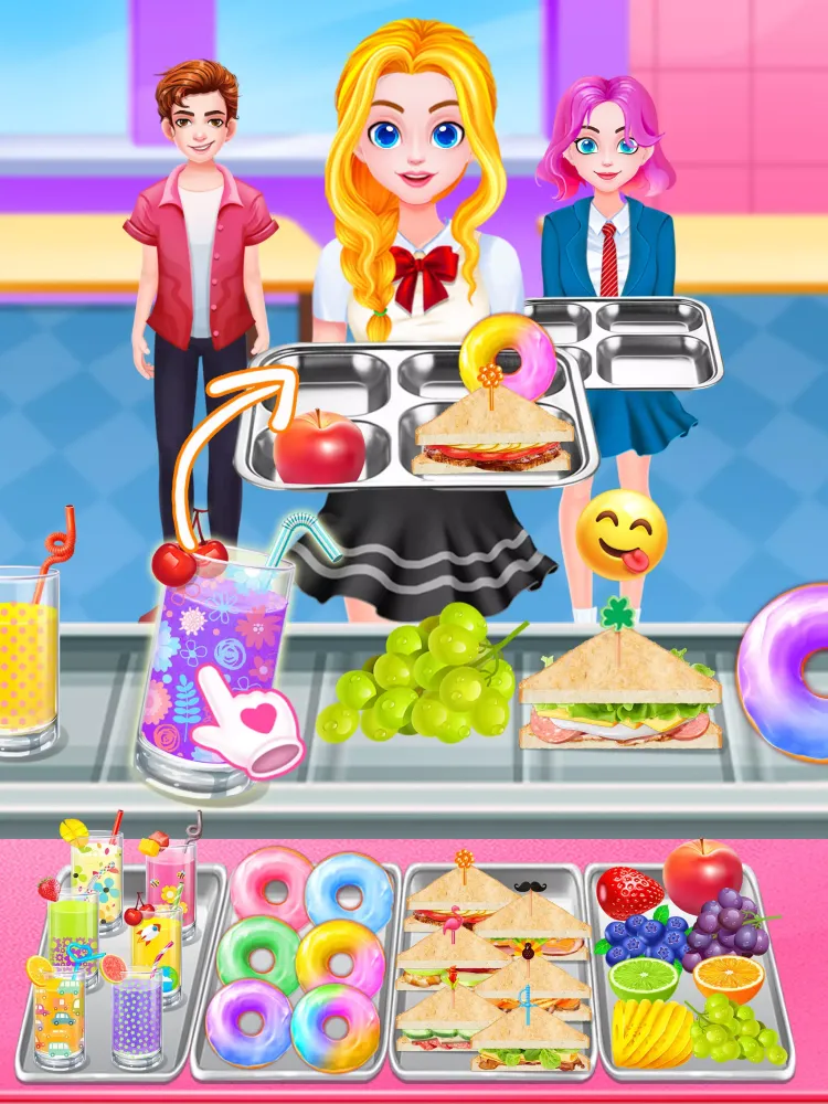 School Lunch Food Screenshots