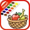 Happy Coloring Painting of Fruits