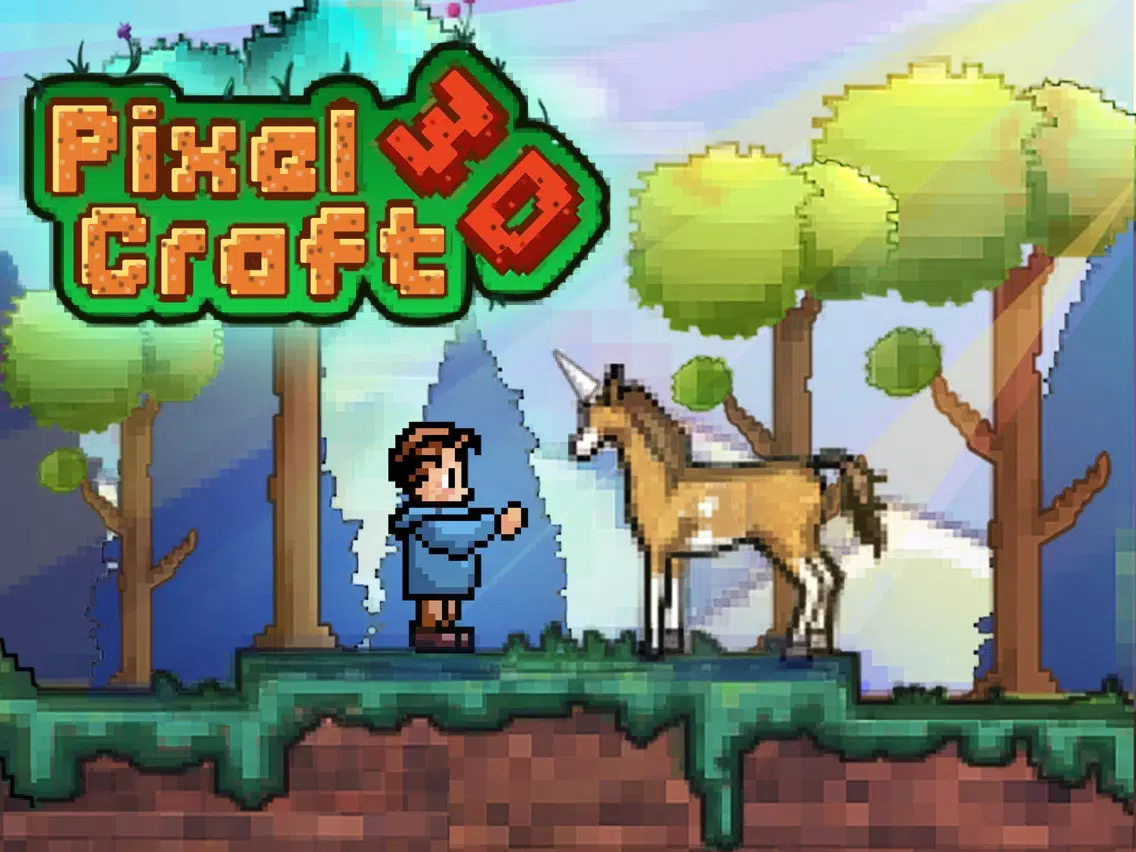 Tangkapan layar Pixel Craft 3D iPad 