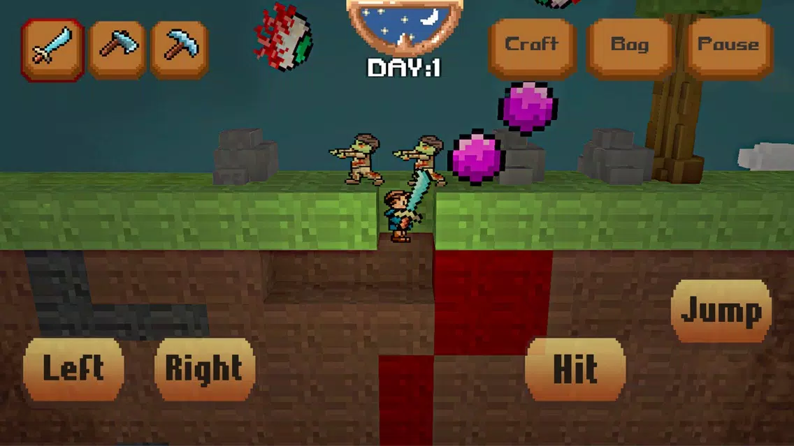 Tangkapan layar Pixel Craft 3D