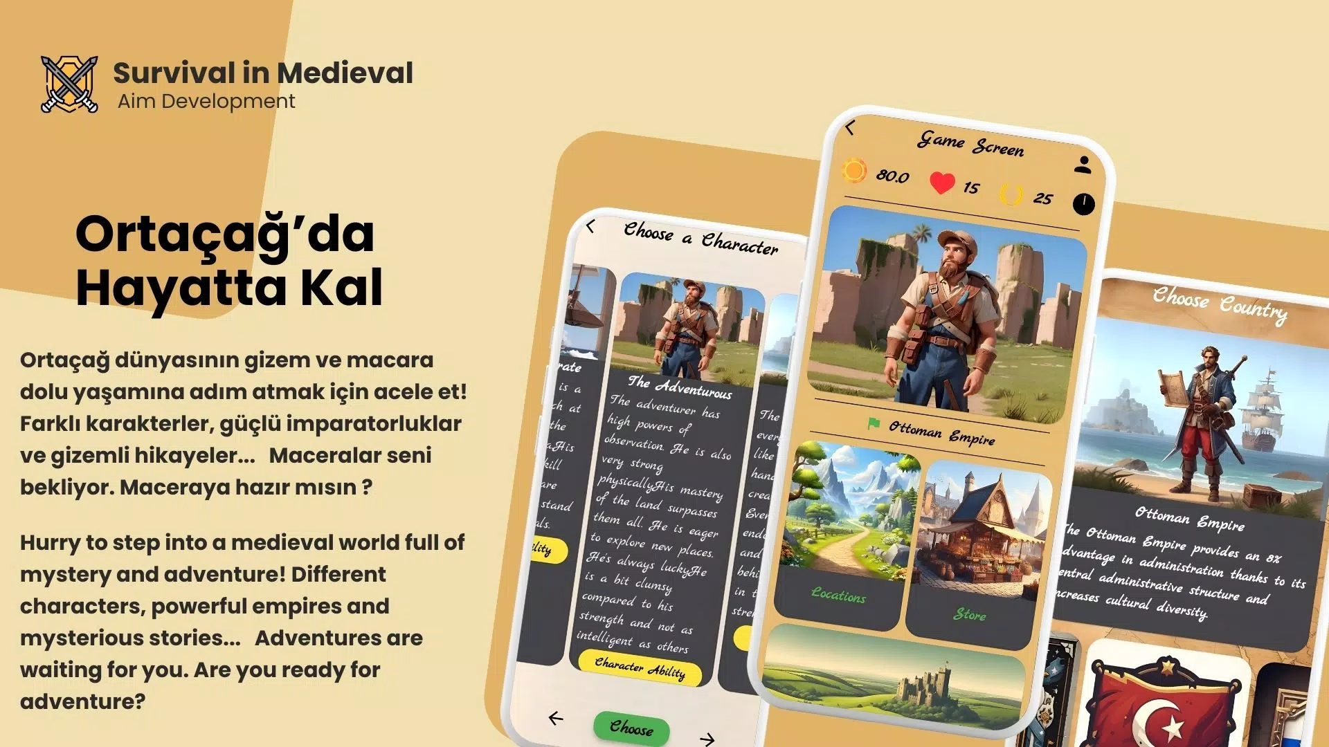 Survival in Medieval Screenshots