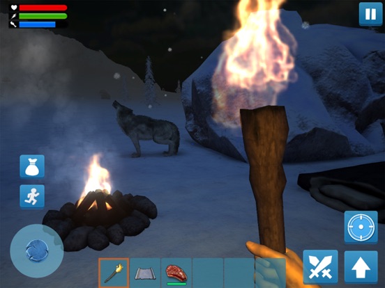 Forest Survival: Winter Island iPad  Screenshots
