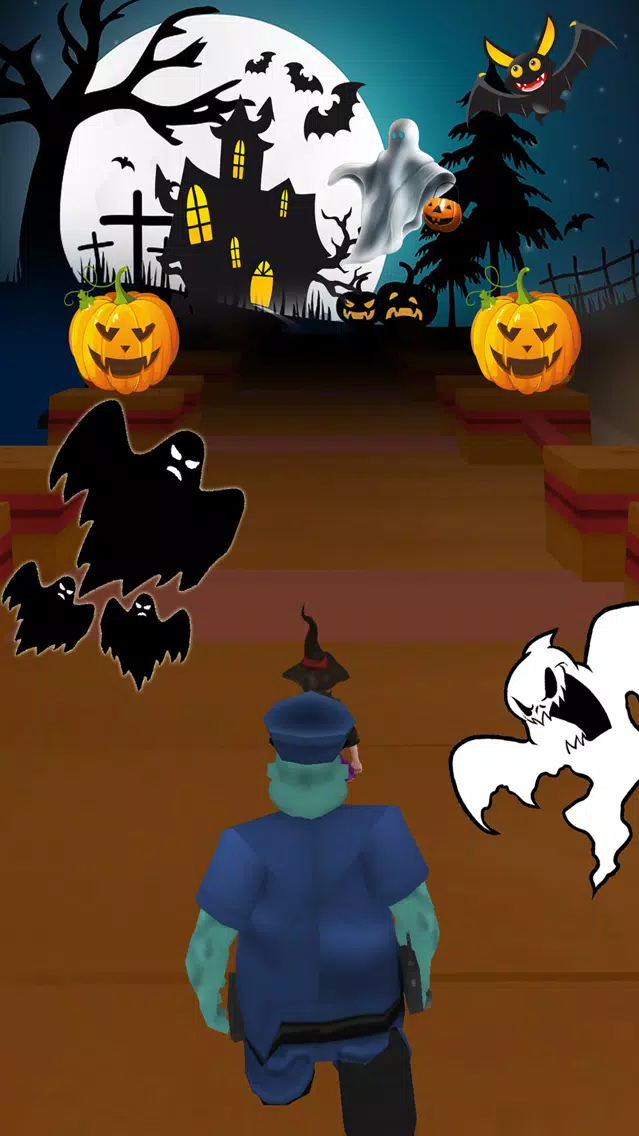 Capturas de tela do Halloween Subway Train Surfers