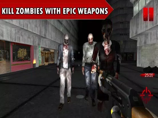 Tangkapan layar Kill Zombie Drak Night 3D iPad 