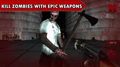 Tangkapan layar Kill Zombie Drak Night 3D
