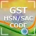 GST HSN/SAC Code Rate Finder For India
