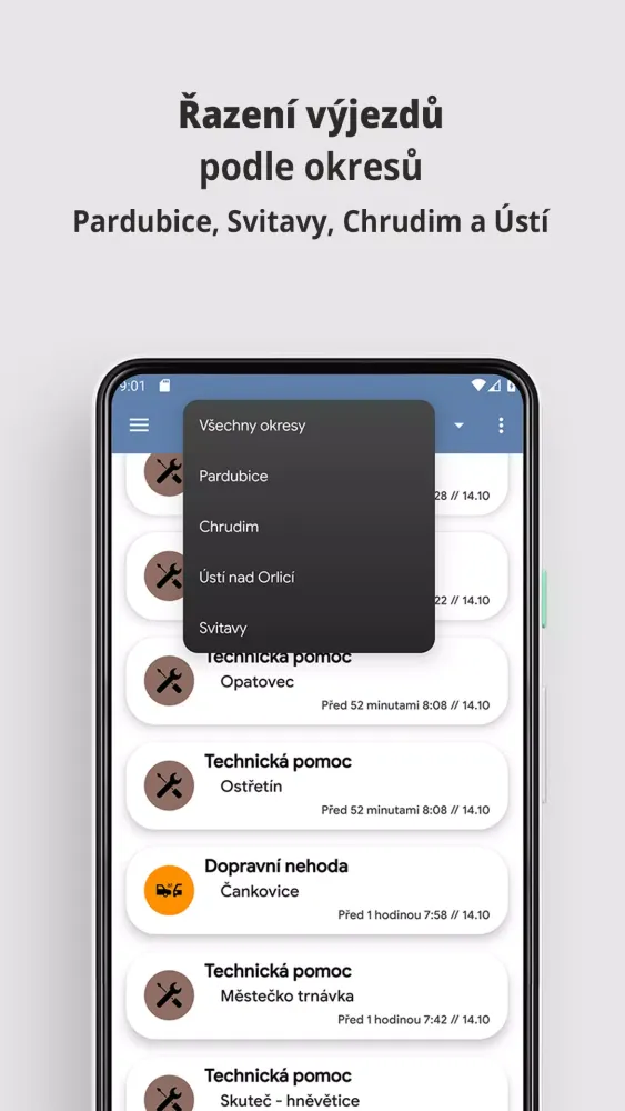 Výjezdy Hasičů Pardubický Kraj Screenshots