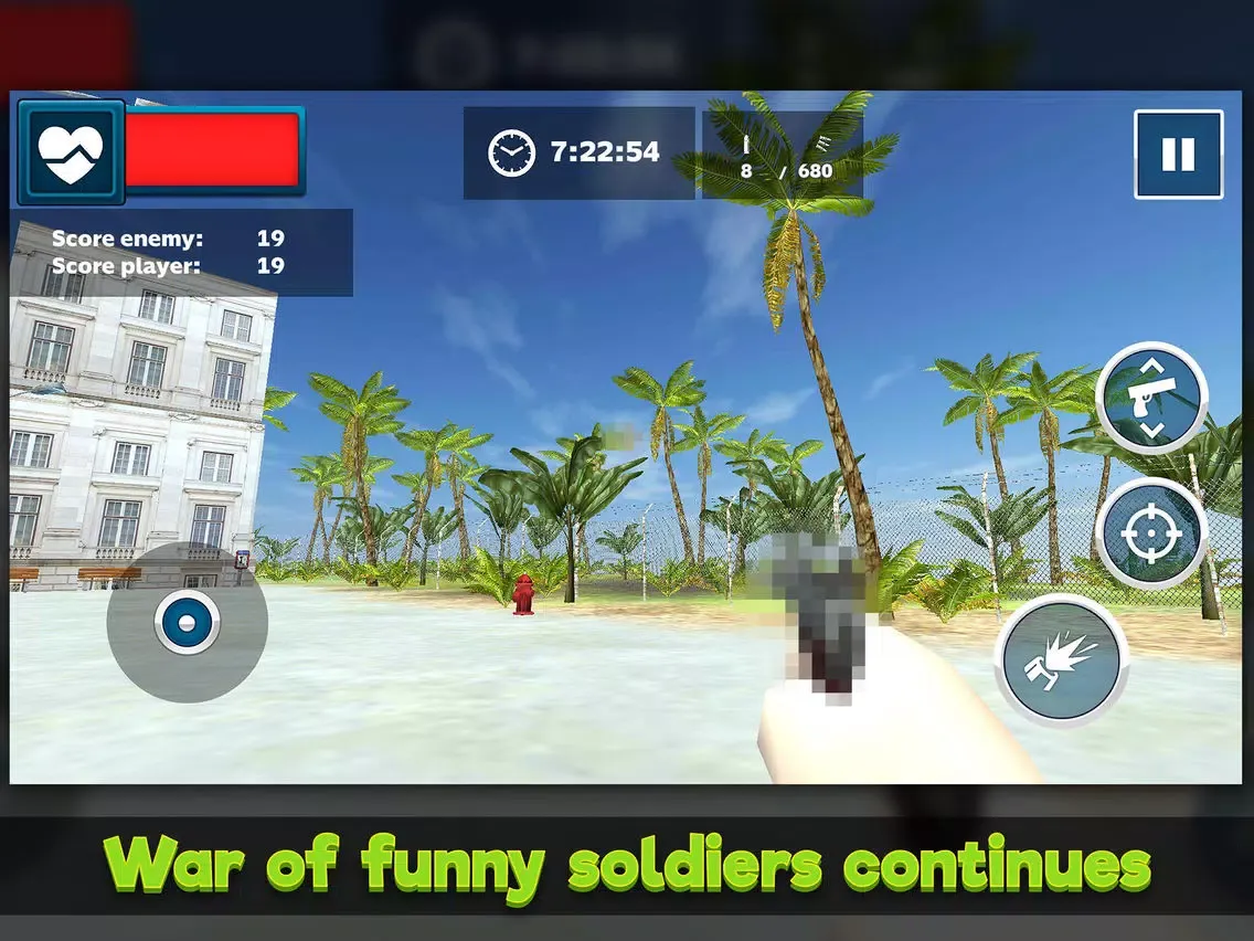 Mini Army Men: Soldier Shooter iPad  Screenshots