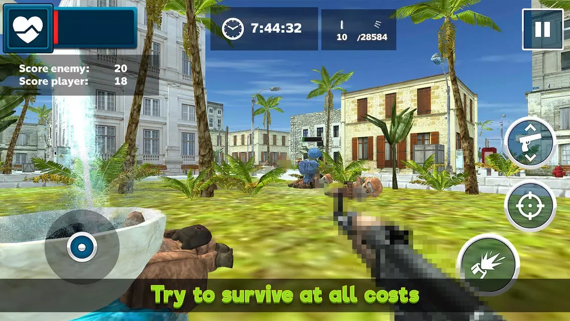 Mini Army Men: Soldier Shooter Screenshots