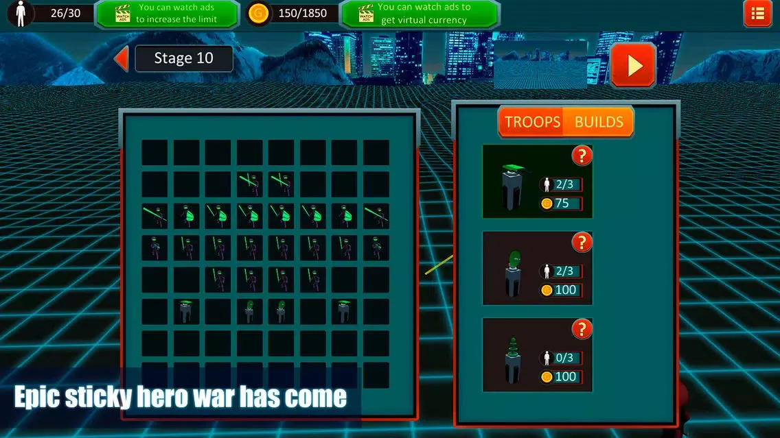 Sticky Man Epic Battle Fighter Screenshots