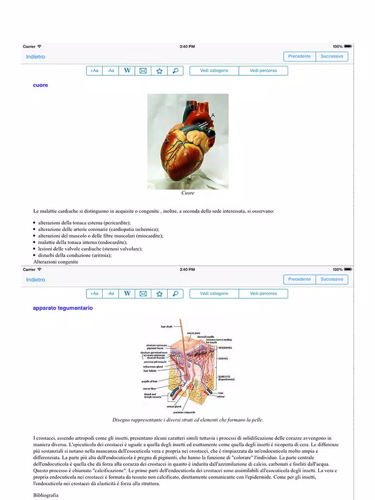 Enciclopedia dell'ANATOMIA - FREE iPad Screenshots