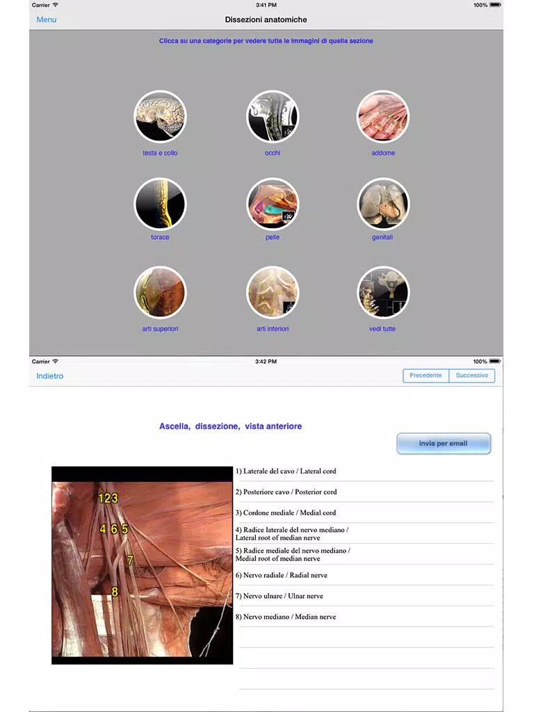 Enciclopedia dell'ANATOMIA - FREE iPad Screenshots