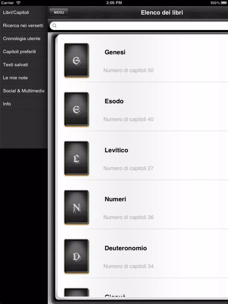 Sacra Bibbia LITE iPad Screenshots