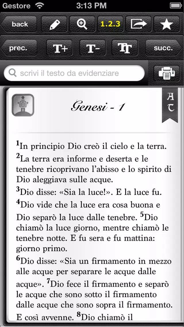 Sacra Bibbia LITE Screenshots