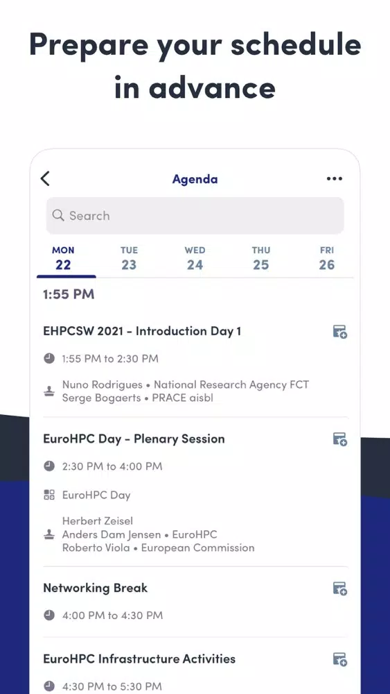 EuroHPC Summit Week 2021 Screenshots